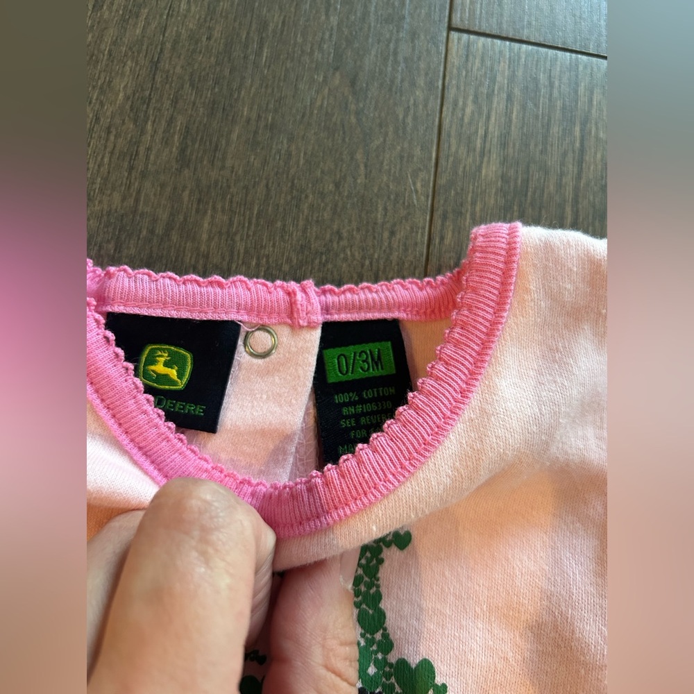 ❤️4 for $25❤️ John Deere set 0-3 M NWT - Picture 4 of 4